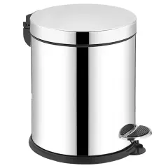 Rulopak RD-0102 Pedallı Paslanmaz Çöp Kovası 5 lt