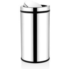 Rulopak Döner Kapaklı Paslanmaz Çöp Kovası 16 lt