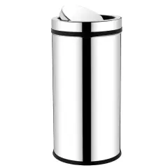 Rulopak Döner Kapaklı Paslanmaz Çöp Kovası 45 lt