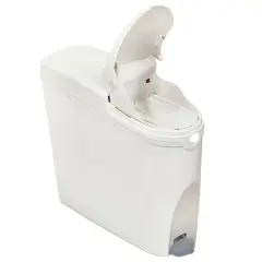 Rulopak Gizli Kapak Ped Atık Çöp Kovası 20 litre Beyaz