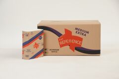 Reference Medium Extra Z-Fold Towels 21 x 23 cm 200 Sheets - Pack of 12
