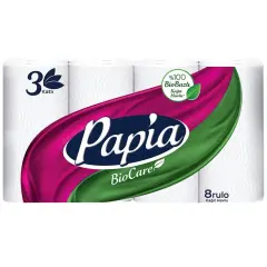 Papia Biocare Paper Towels, Pack of 8