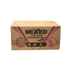 Mixed Soft Z-Fold Towels 20 x 21 cm 100 Sheets - Pack of 12