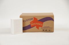 Custom EcoSoft Z-Fold Towels 20 x 21 cm 180 Sheets - Pack of 12