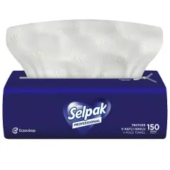 Selpak Professional V-Fold Towels 21 x 21.50 cm 150 Sheets - 15 Packs