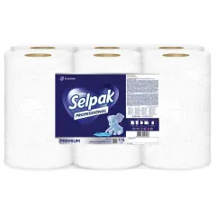 Selpak Professional Premium Sensor Paper Towels 25 cm 12 kg - 6 Rolls