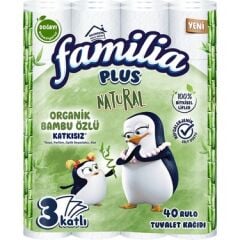 Familia Plus Natural Bambu Tuvalet Kağıdı 40'lı