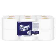 Selpak Professional Premium İçten Çekmeli Tuvalet Kağıdı 11,8 x 22 cm 545 Yaprak 120 mt 12 Adet - 5,94 kg