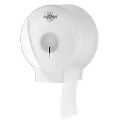 Rulopak R-1310 Modern Mini Jumbo Toilet Paper Dispenser Transparent White