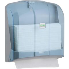 Vialli Eco Z Folding Towel Dispenser, Blue, Pack of 200