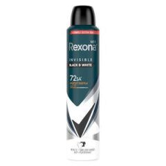 Rexona Men Spray-Deodorant Invisible Schwarz Weiß 150 ml