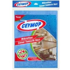 Ceymop Mikrofiber Genel Temizlik Bezi 40 cm x 40 cm
