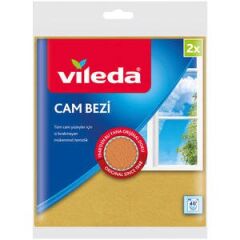 Vileda Glass Cloth 2 Pack Eco Pack