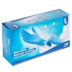 Has-pet Nitrilhandschuhe Blau L 100er-Packung