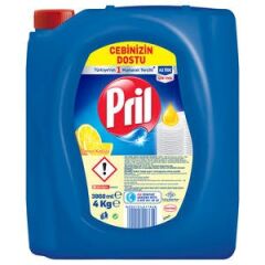 Pril Sıvı Bulaşık Deterjanı Limon 4 kg