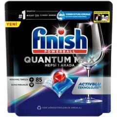 Finish Powerball Quantum Max Bulaşık Makinesi Tableti 85'li