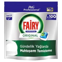 Fairy Original All-in-One Dishwasher Detergent Tablets, 100 Tablets