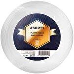 Asorty Plastik Tabak 21 cm 50'li
