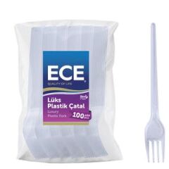 Ece Plastik Lux Kristal Çatal 50'li