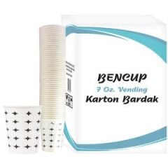 Bencup Pappbecher, Sternenmotiv, 200 ml, 3000er-Packung