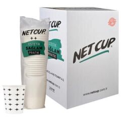 Netcup Karton Bardak Yıldız Desenli 7 oz 3000'li Koli