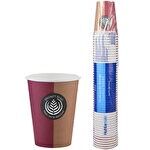 Huhtamaki Pappbecher mit Muster, 355 ml, 50er-Packung