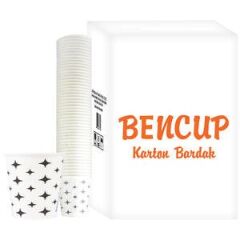 Bencup Karton Bardak Yıldız Desenli 6,5 oz 3000'li Koli