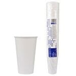 Sortierte, schlichte Pappbecher, 473 ml, 50er-Packung