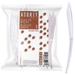 Sortiment an Kunststoffmessern der Space-Serie, 50er-Packung