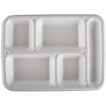 Anı Foam Plate, Lidless, 5 Compartments, Pack of 100