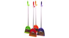 Ceymop Broom with Handle, Dustpan and Container