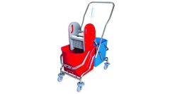 Ceymop Krom Çift Kovalı Temizlik Seti Plastik Presli