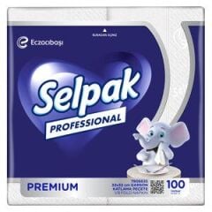 Selpak Professional Premium Garson Katlama Peçete 33 x 33 100 Yaprak