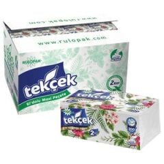 Rulopak Tekçek Bi'Dolu Maxi Peçete 2 Katlı 200 Yaprak 24'lü Paket